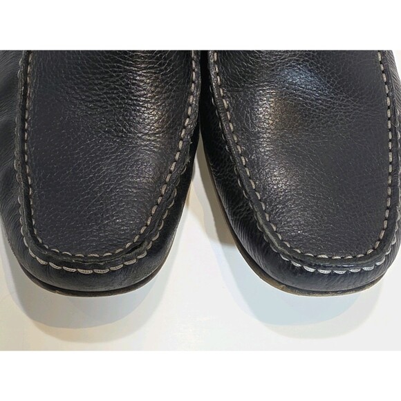Donald Pliner Donnie Loafers Shoes Mens Size 10.5 Black Leather Horsebit Slip On main image 11